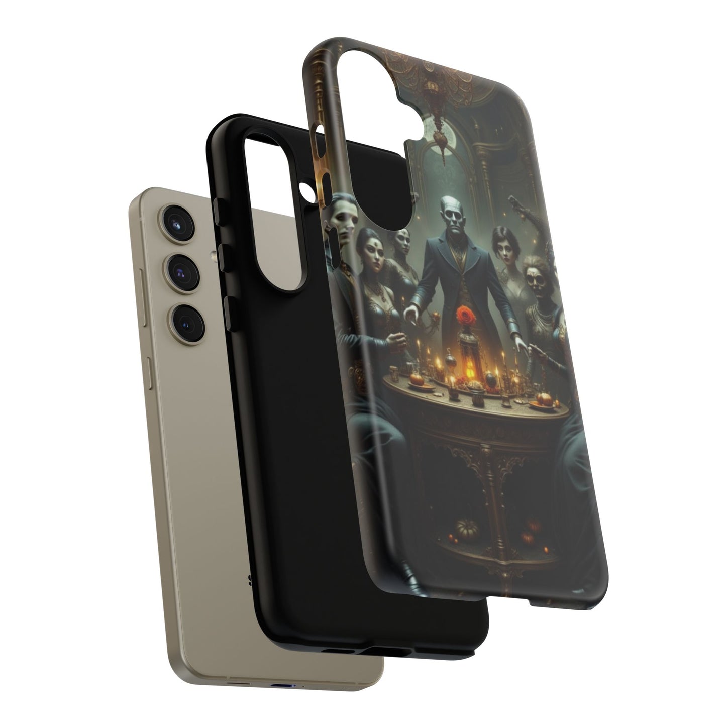 Gothic Phone Case, Unique Tough Cases, Dark Aesthetic Accessories, Perfect Gift for Halloween, Stylish Tech Protection