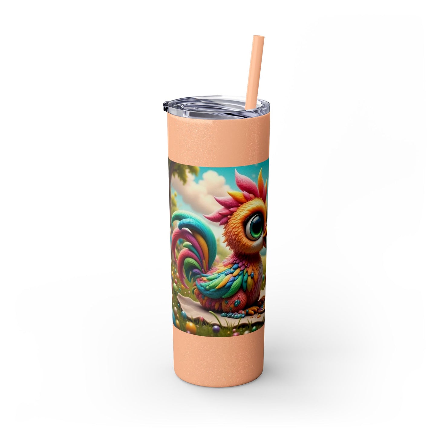 Willow & Sage Chickens, Tumbler with Straw, 20oz