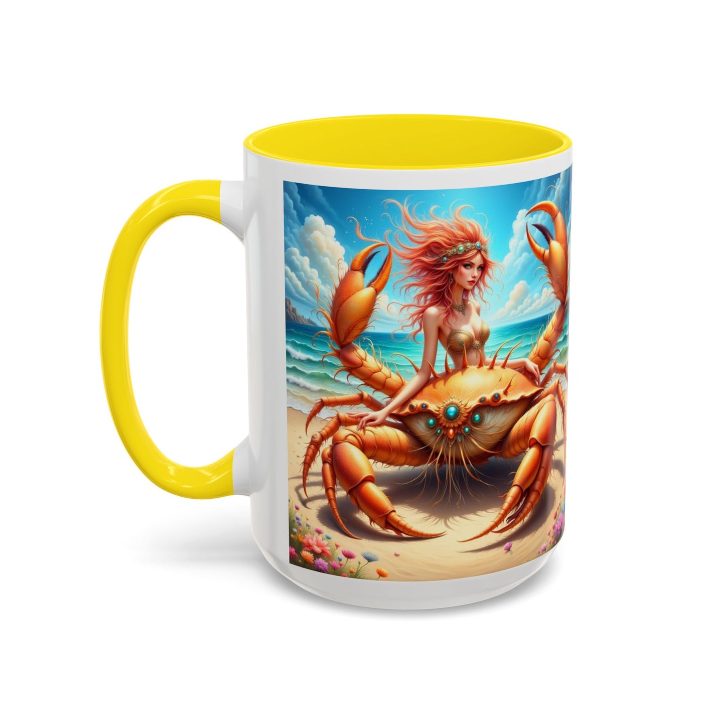 Astrology Cancer, Accent Coffee Mug (11, 15oz)