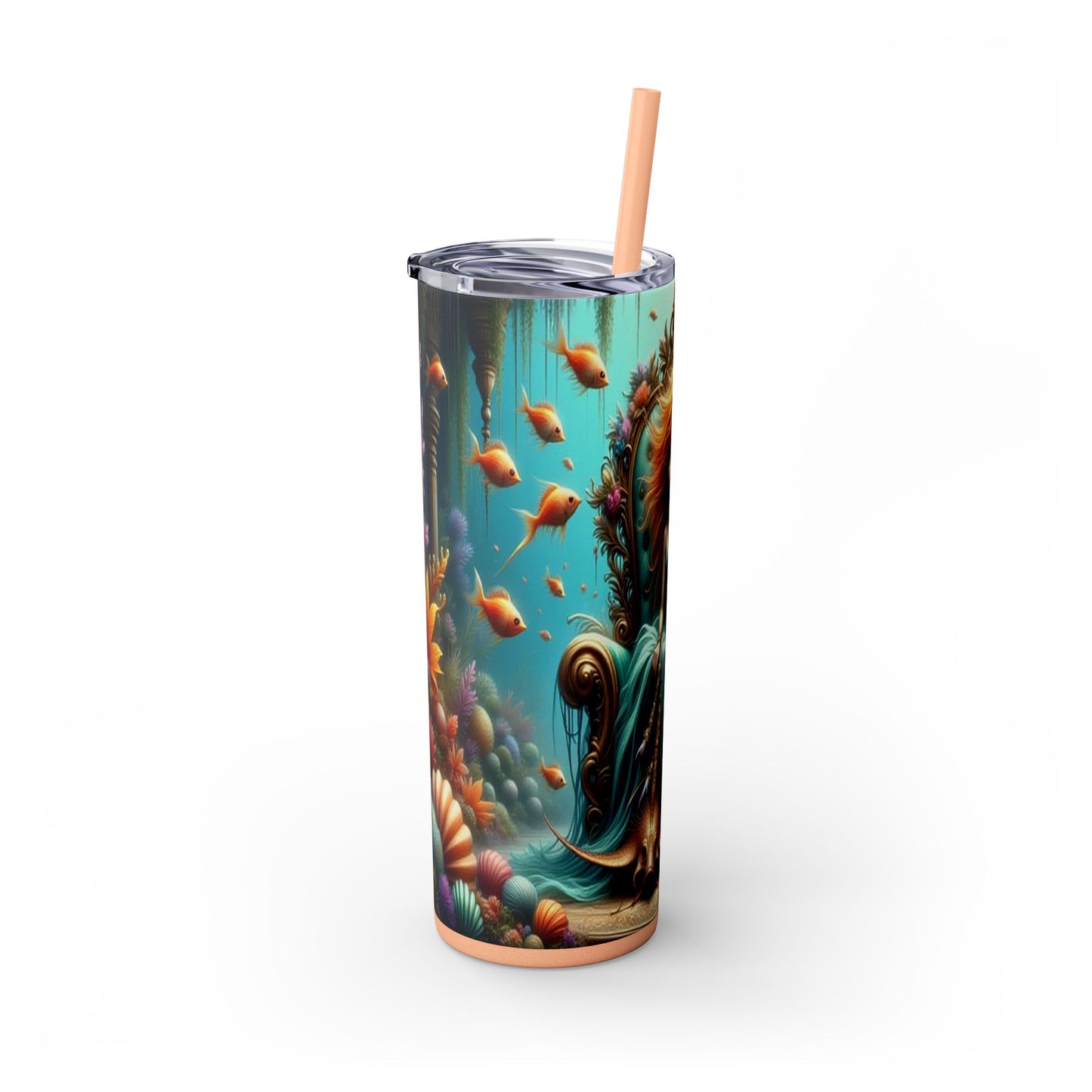 Zodiac Pisces Tumbler with Straw, 20oz