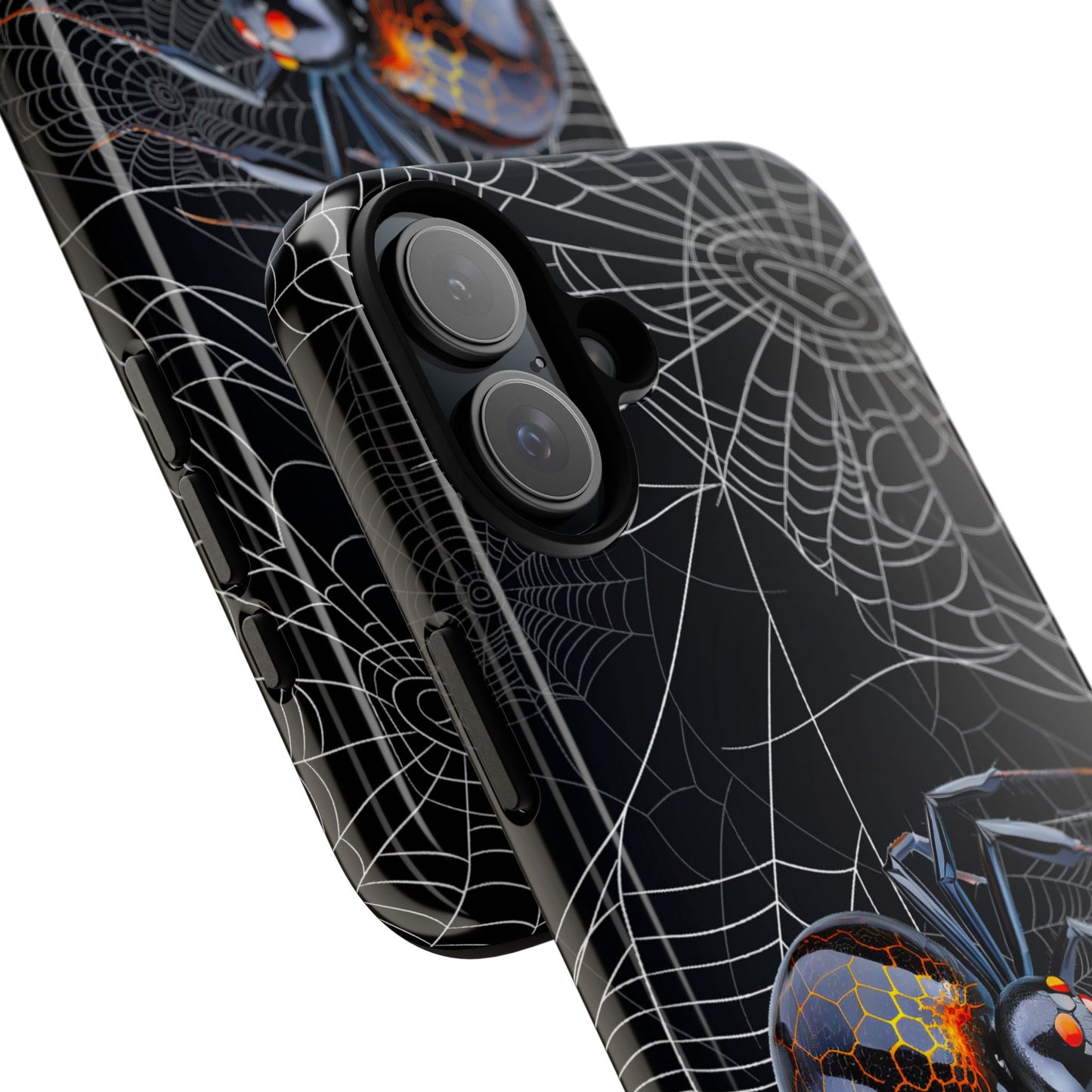Spider Web Phone Case - Tough Cases for Halloween, Spooky Decor, Gift for Teens, Gothic Style, Unique Customizable Covers
