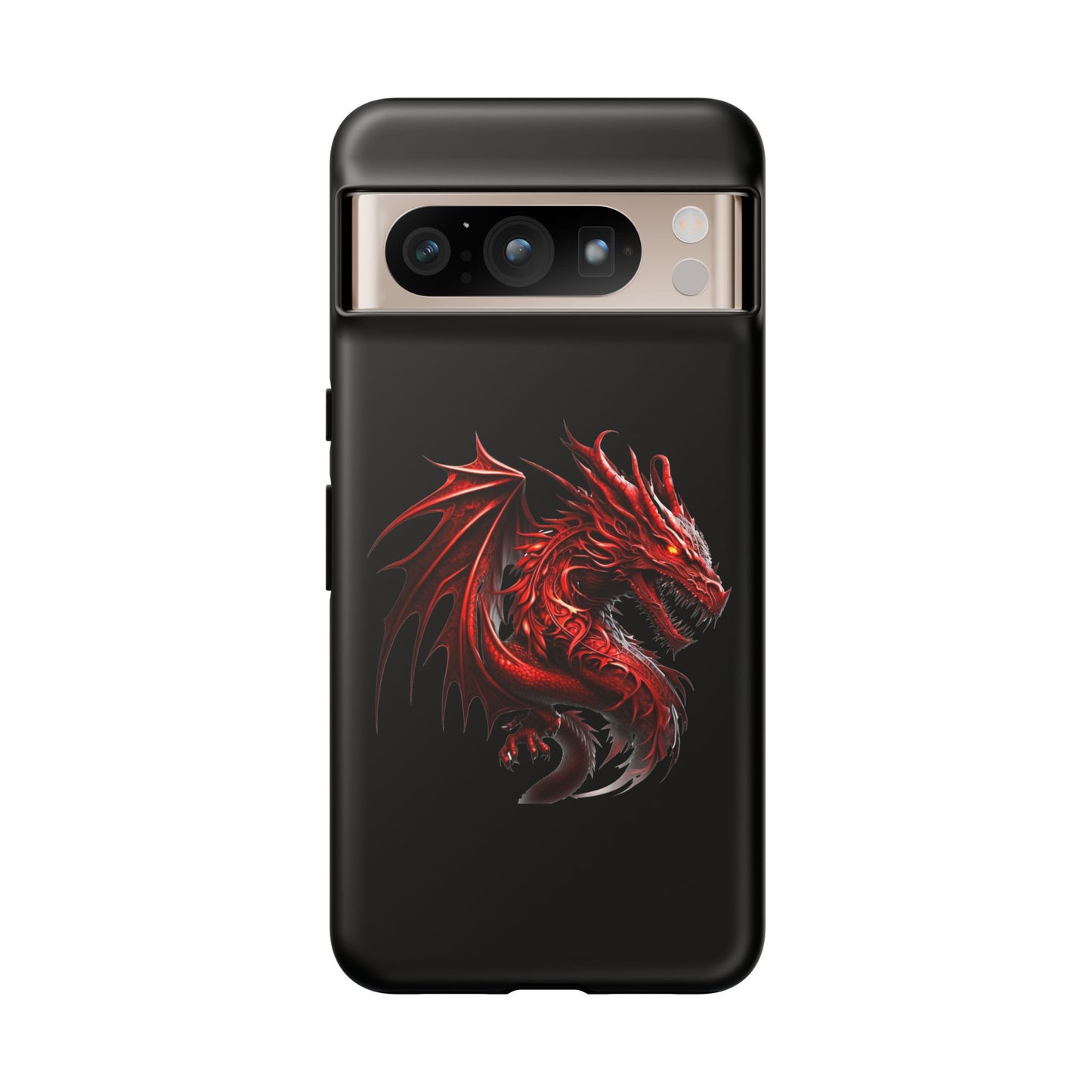 Red Dragon Phone Case, Fantasy Case, Tough Phone Cover, Gift for Gamers, Dragon Lover, Unique Mobile Accessory