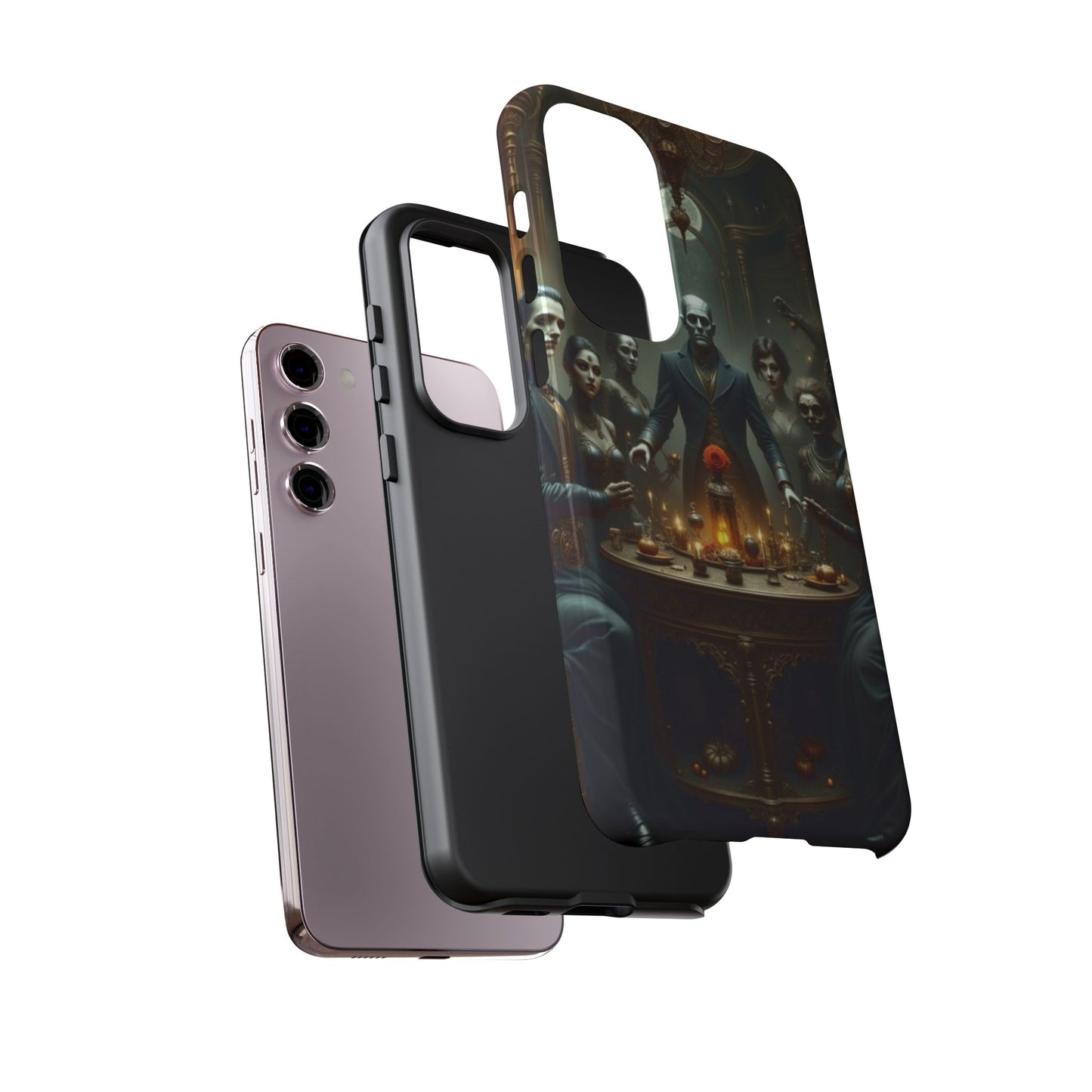 Gothic Phone Case, Unique Tough Cases, Dark Aesthetic Accessories, Perfect Gift for Halloween, Stylish Tech Protection