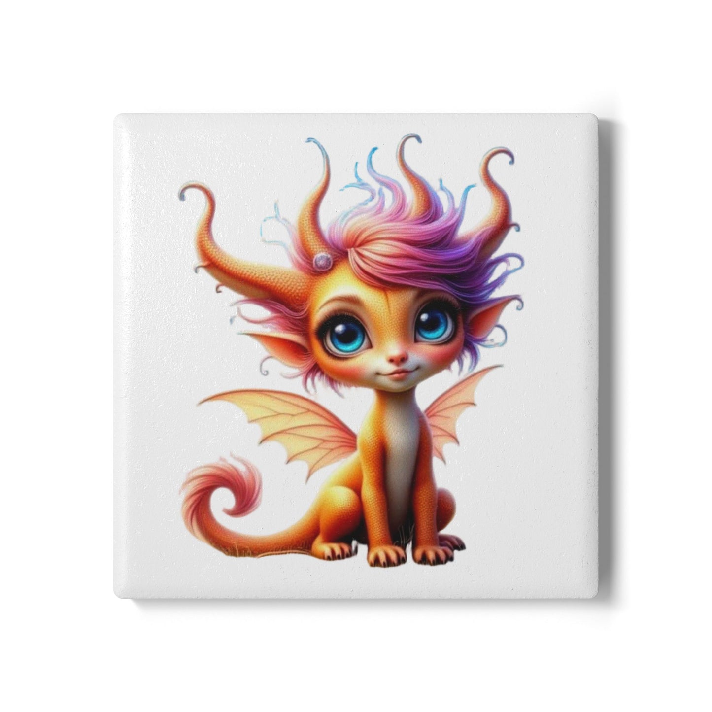 Ceramic Coaster, Baby Dragon Nami, Cool Gifts, Unique Designs