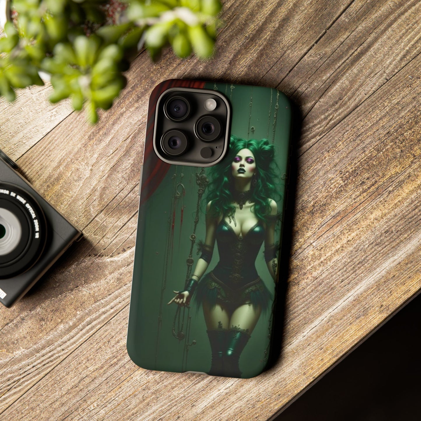 Gothic Phone Case for Tough Souls, Dark Aesthetic, Halloween Gift, Alternative Fashion, Unique Mobile Accessory
