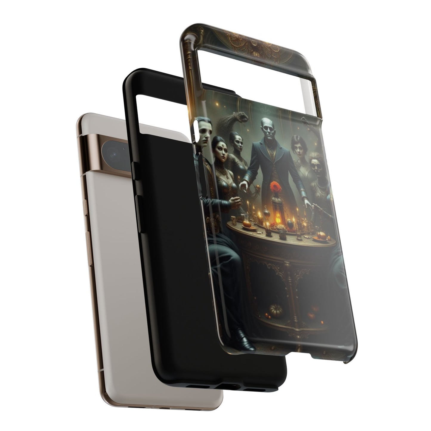 Gothic Phone Case, Unique Tough Cases, Dark Aesthetic Accessories, Perfect Gift for Halloween, Stylish Tech Protection