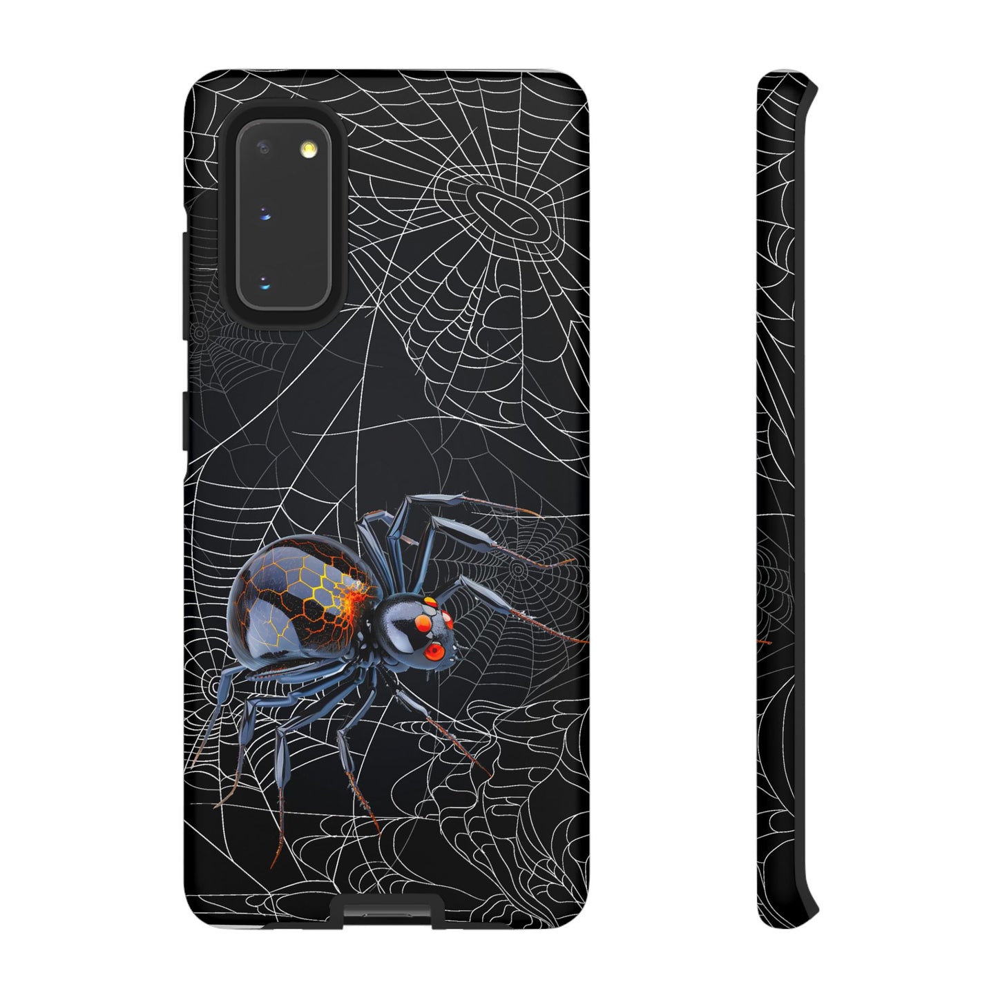 Spider Web Phone Case - Tough Cases for Halloween, Spooky Decor, Gift for Teens, Gothic Style, Unique Customizable Covers