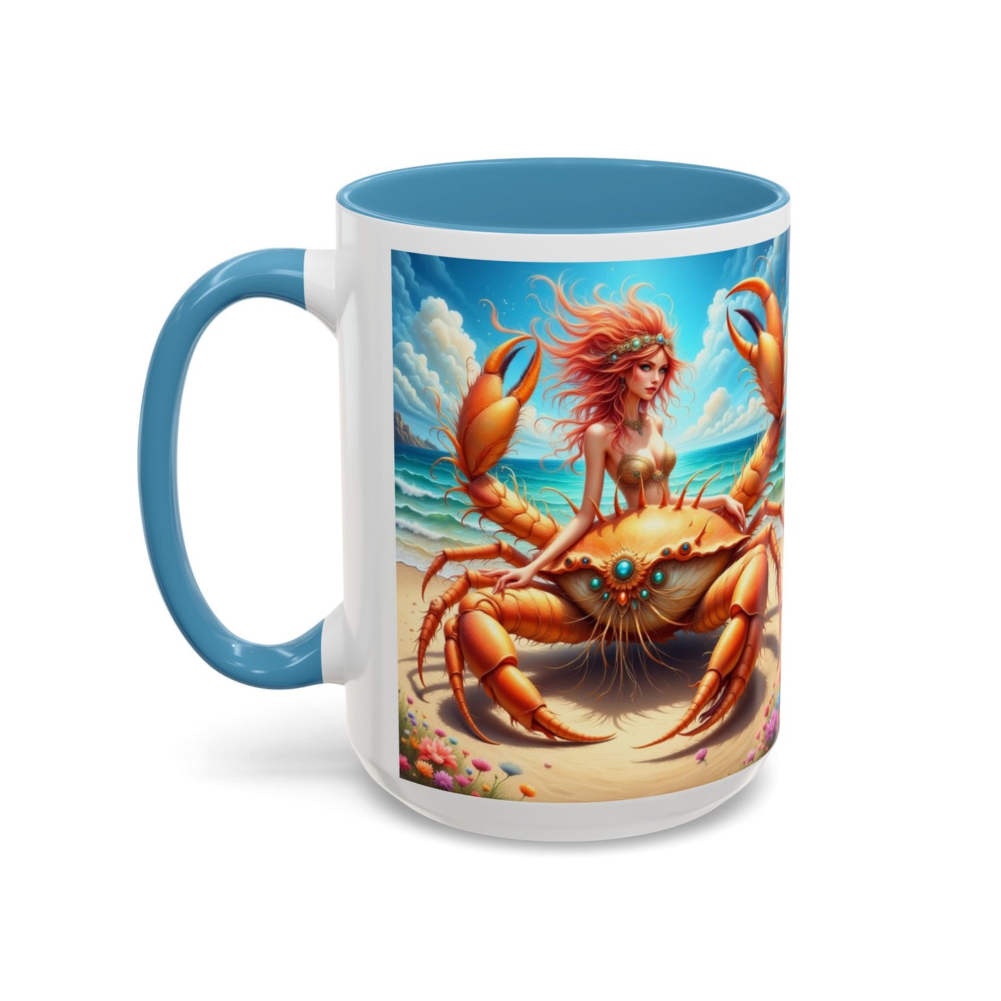 Astrology Cancer, Accent Coffee Mug (11, 15oz)