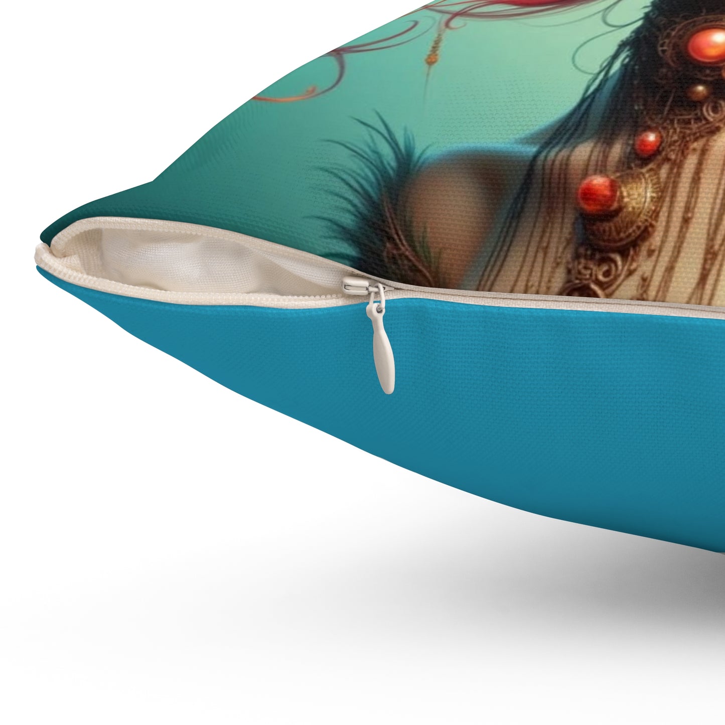 Zodiac Cancer, Whimsical Art Pillow, Decorative Throw Pillow with Fantasy Design, Boho Home Decor, Gift for Art Lovers, Unique Accent Cushion