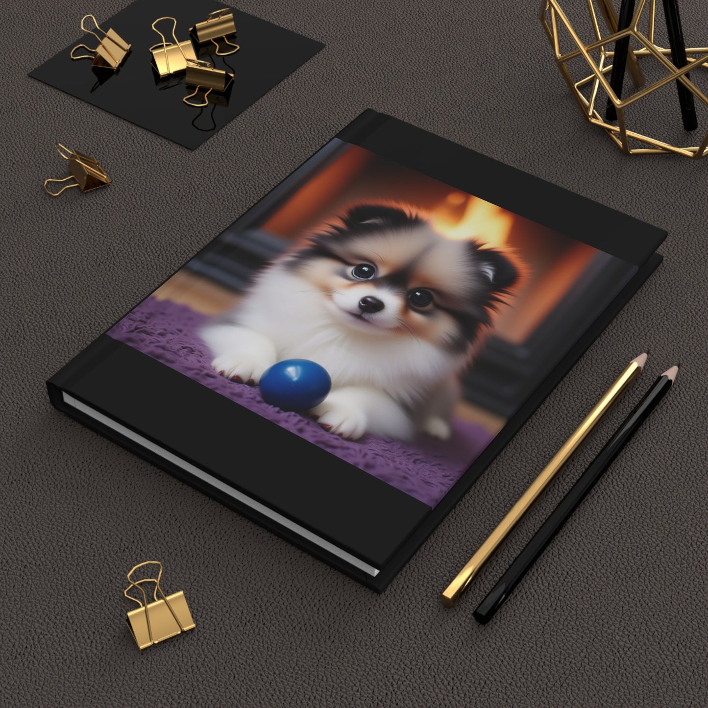 Adorable Pomeranian Hardcover Journal | Cute Pet Diary with Dogs | Gift for Dog Lovers | Writing Notebook | Animal Lover Journal | [...]