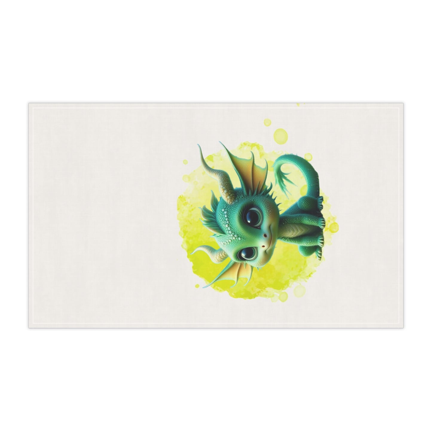 Baby Dragon Cyrus, Tea Towels (cotton, poly)