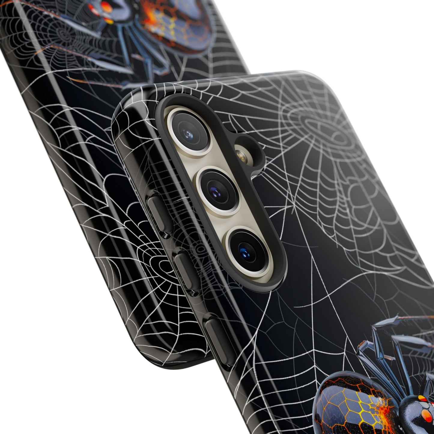 Spider Web Phone Case - Tough Cases for Halloween, Spooky Decor, Gift for Teens, Gothic Style, Unique Customizable Covers
