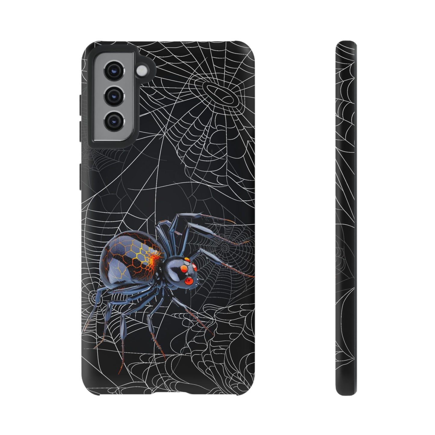 Spider Web Phone Case - Tough Cases for Halloween, Spooky Decor, Gift for Teens, Gothic Style, Unique Customizable Covers