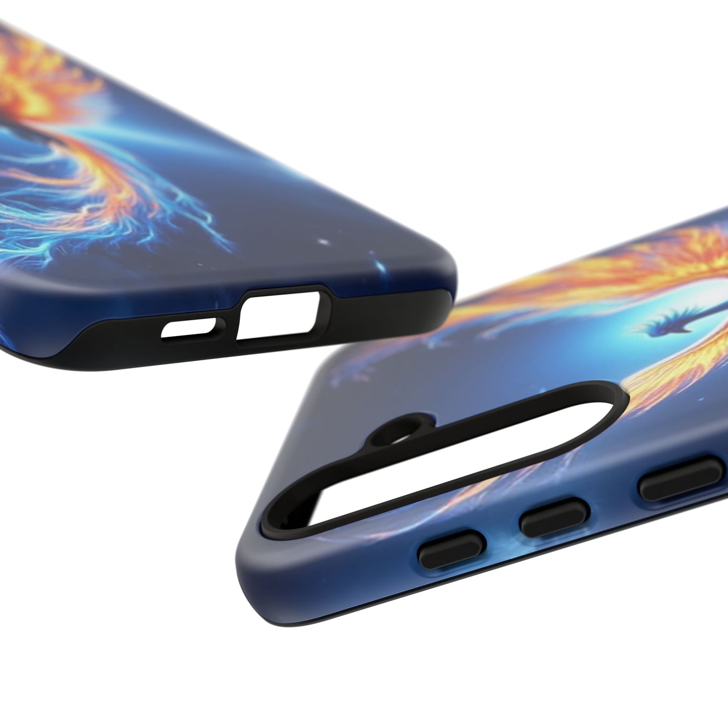 Phoenix Tough Case, Blue Bird Phone Case, Fantasy Designs, Space theme