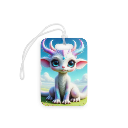 Min Baby Dragon, Fantasy Luggage Tags for Travel, Cute Pet Luggage Tags, Personalized Travel Tags, Adventure Luggage Labels, Unique Suitcase Tags