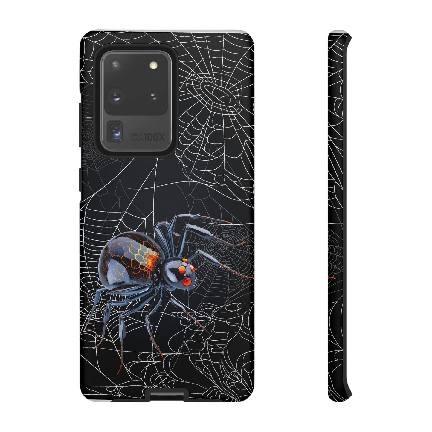 Spider Web Phone Case - Tough Cases for Halloween, Spooky Decor, Gift for Teens, Gothic Style, Unique Customizable Covers