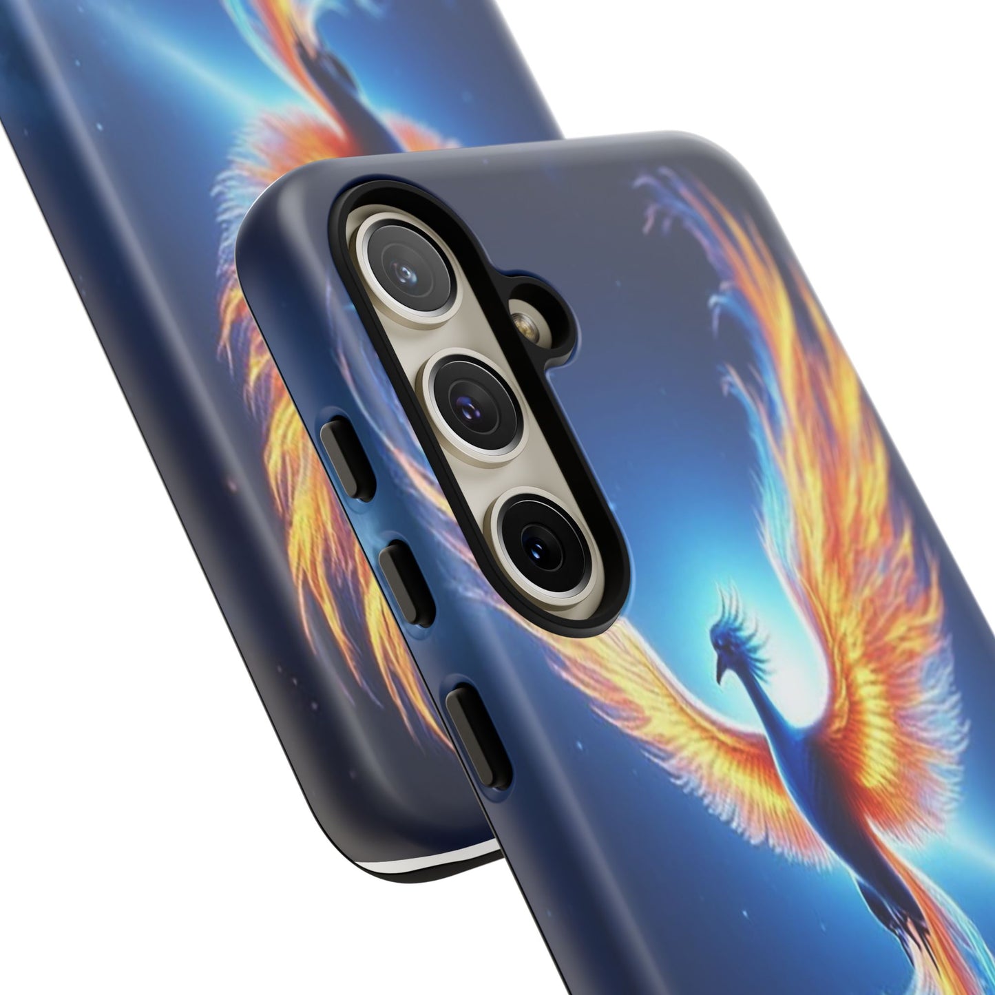 Phoenix Tough Case, Blue Bird Phone Case, Fantasy Designs, Space theme