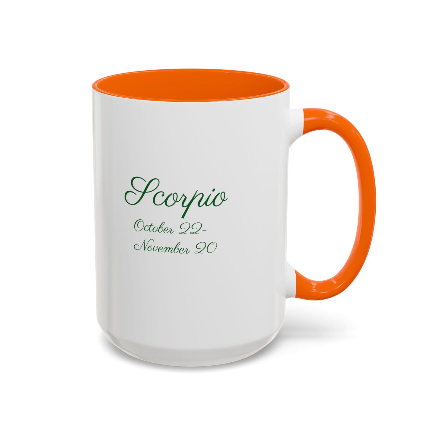 Astrology Scorpio Accent Coffee Mug (11, 15oz)