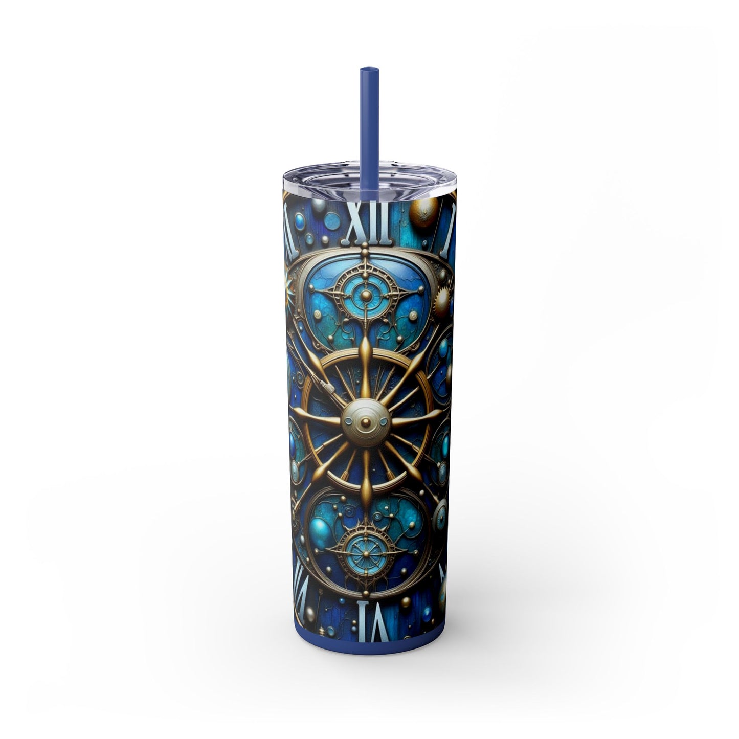 Galactic Clock Skinny Tumbler, 20oz | Space Theme Travel Mug | Ideal Gift for Astronomers | Cosmic Decor | Unique Birthday Present | [...]