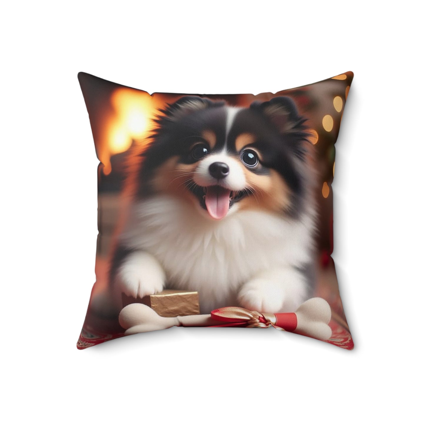 Adorable Dog-Themed Pillow, Cozy Home Decor, Perfect for Pet Lovers, Gift for Dog Owners, Cute Cushion for Home