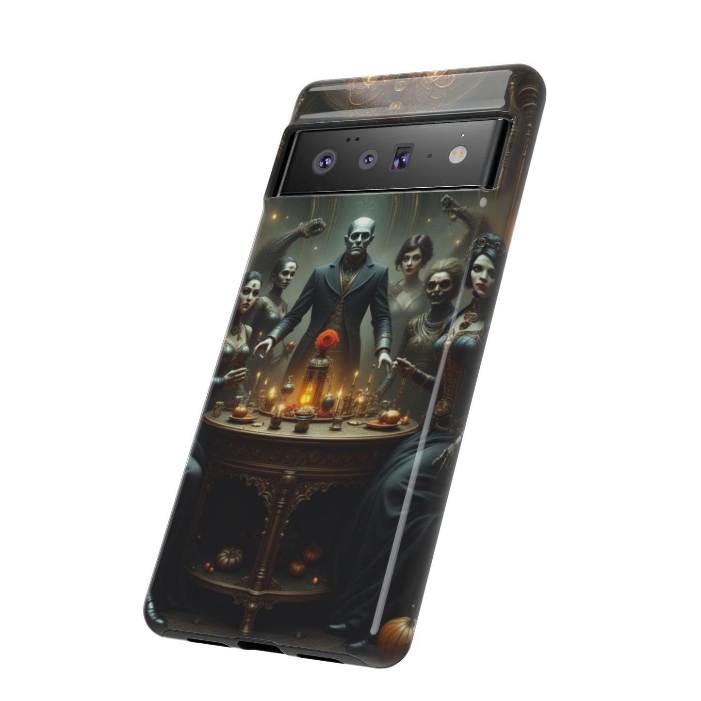 Gothic Phone Case, Unique Tough Cases, Dark Aesthetic Accessories, Perfect Gift for Halloween, Stylish Tech Protection