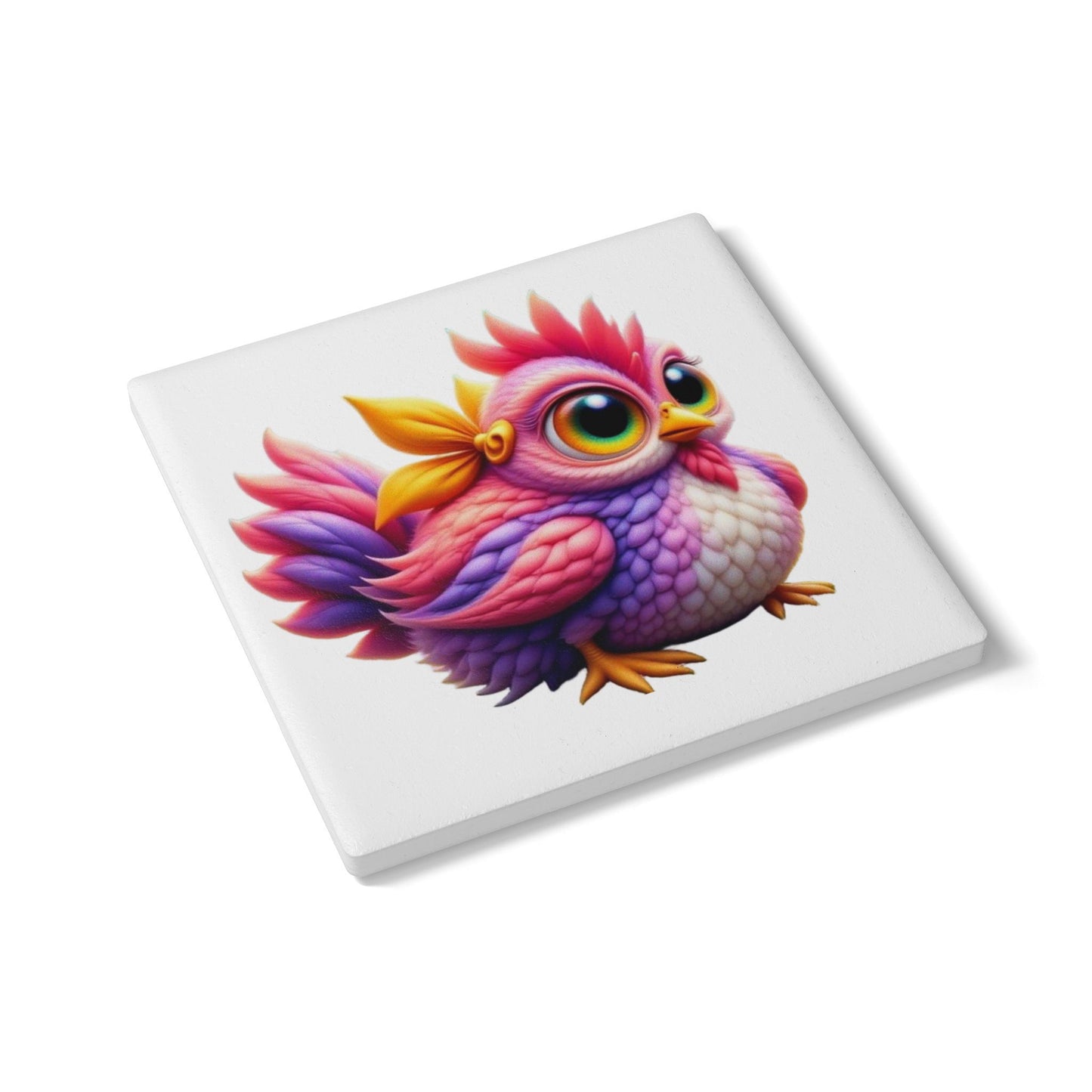 Ceramic Coaster, Chicken Pea, Unique Coaster Designs, Cool Gifts