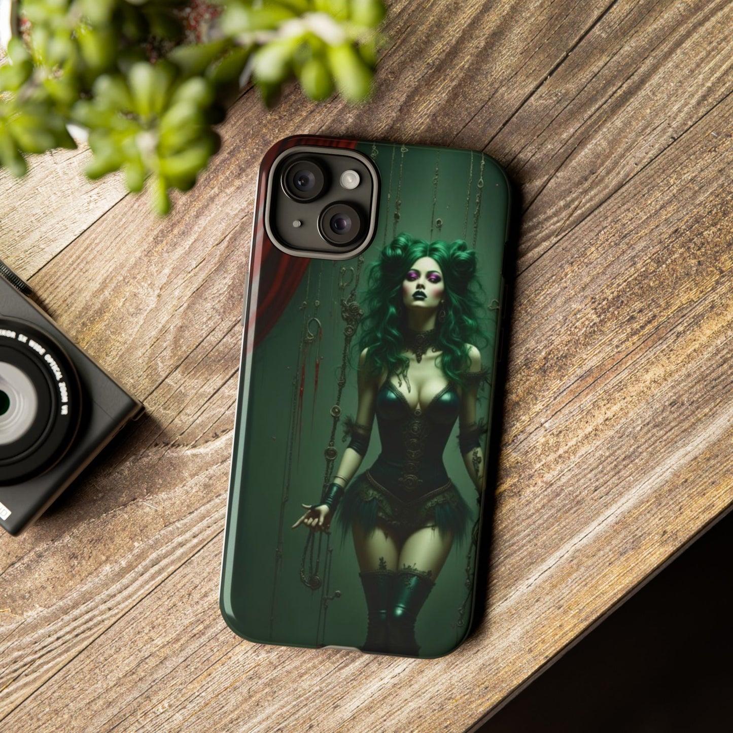 Gothic Phone Case for Tough Souls, Dark Aesthetic, Halloween Gift, Alternative Fashion, Unique Mobile Accessory