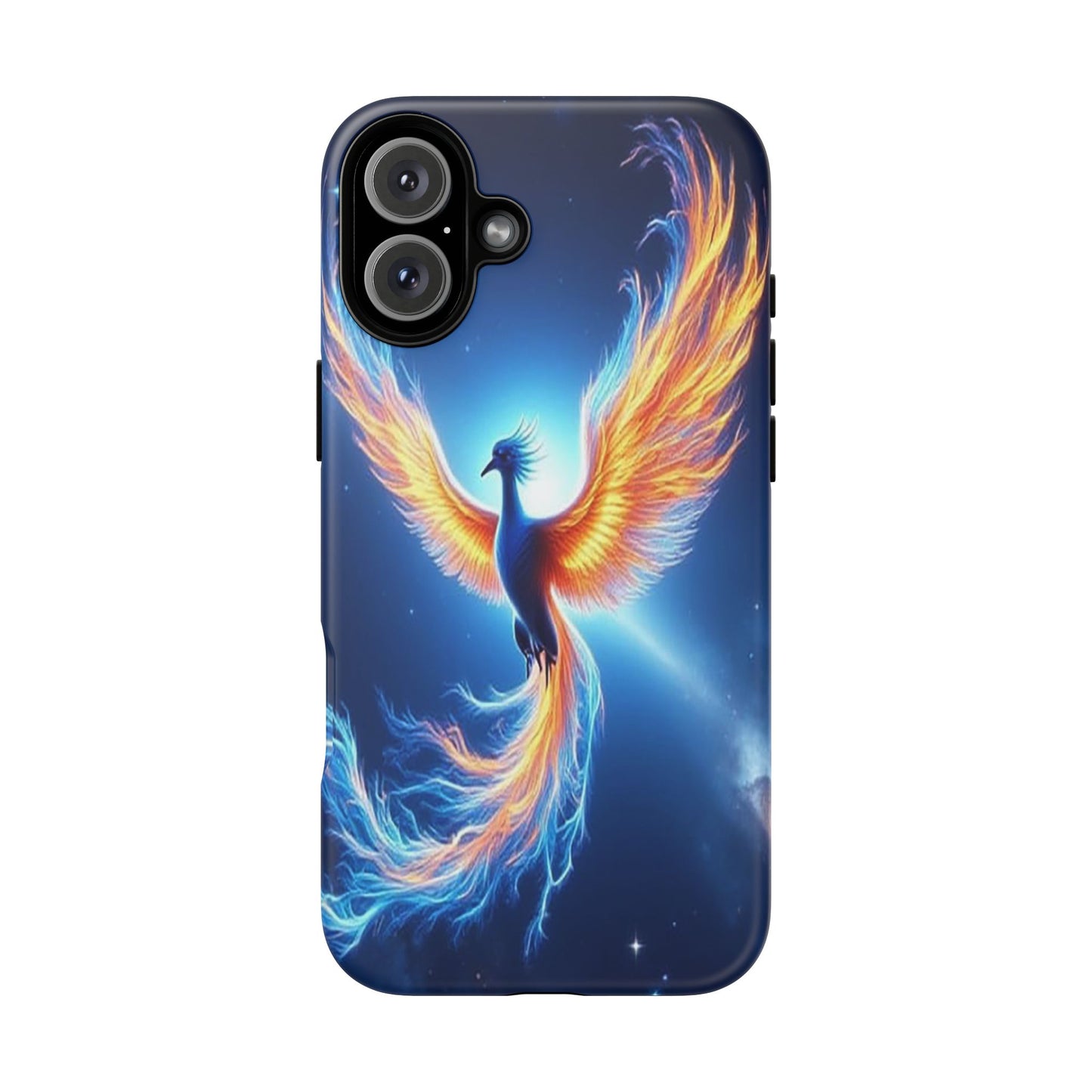 Phoenix Tough Case, Blue Bird Phone Case, Fantasy Designs, Space theme