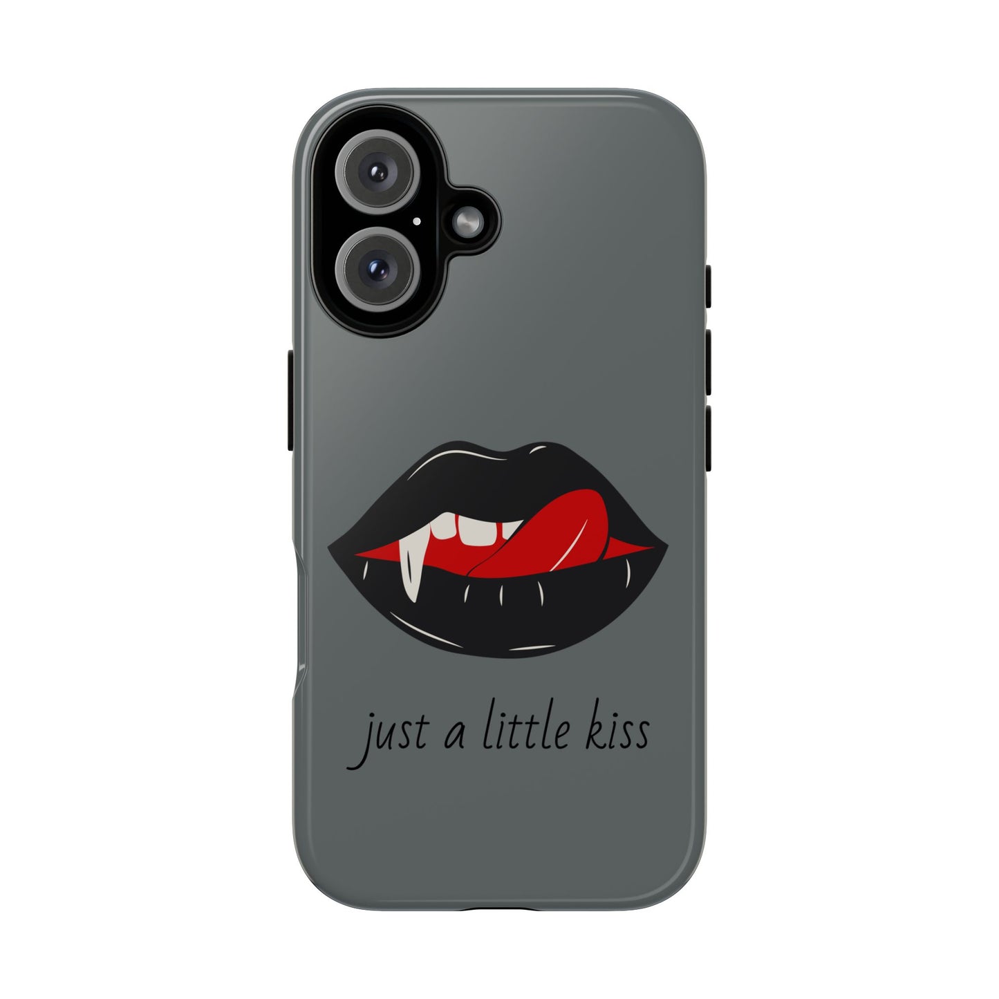Vampire Lip Phone Case, Edgy Tech Accessories, Halloween Gifts, Goth Aesthetic, Quirky Cell Phone Cover