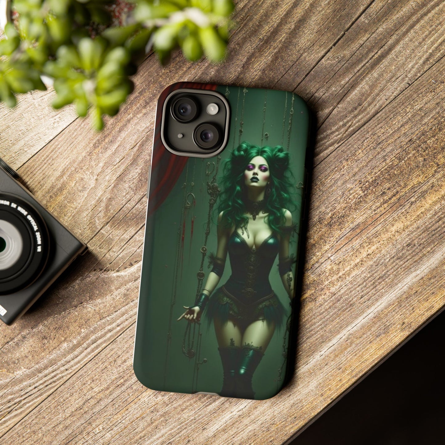 Gothic Phone Case for Tough Souls, Dark Aesthetic, Halloween Gift, Alternative Fashion, Unique Mobile Accessory