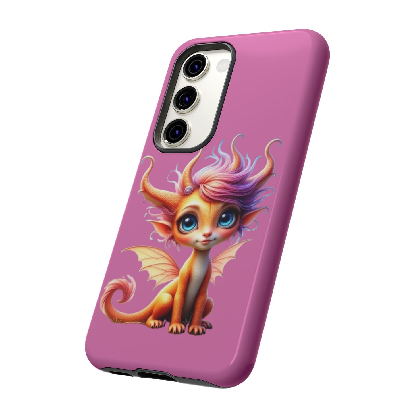 Dragon-Themed Phone Case, Cute Fantasy Phone Cover, Gifts for Kids, Magical Dragon Design, Birthday Present, Phone Accessories