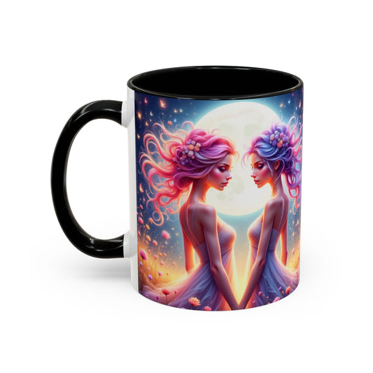 Astrology Gemini Accent Coffee Mug (11, 15oz)