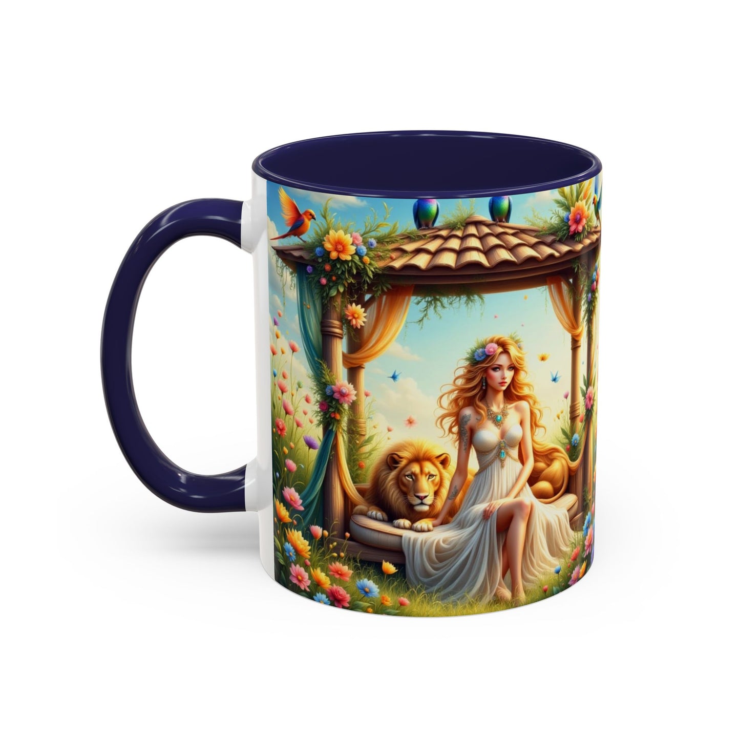 Astrology Leo Accent Coffee Mug (11, 15oz)