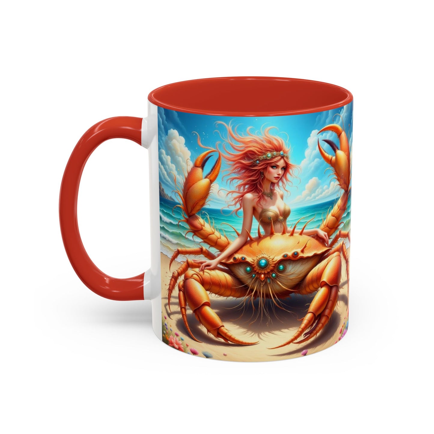 Astrology Cancer, Accent Coffee Mug (11, 15oz)