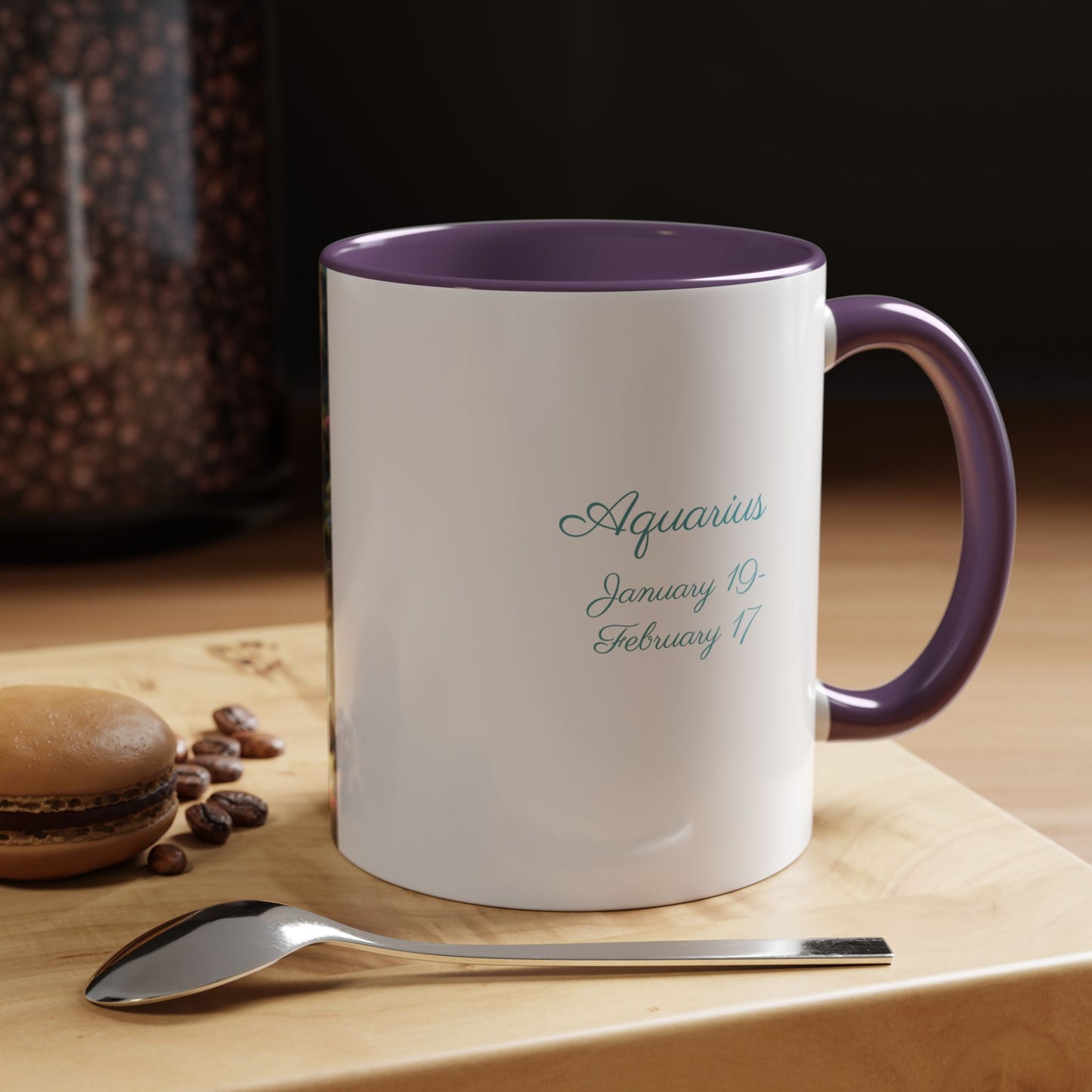 Astrology Aquarius, Accent Coffee Mug - 11oz and 15oz