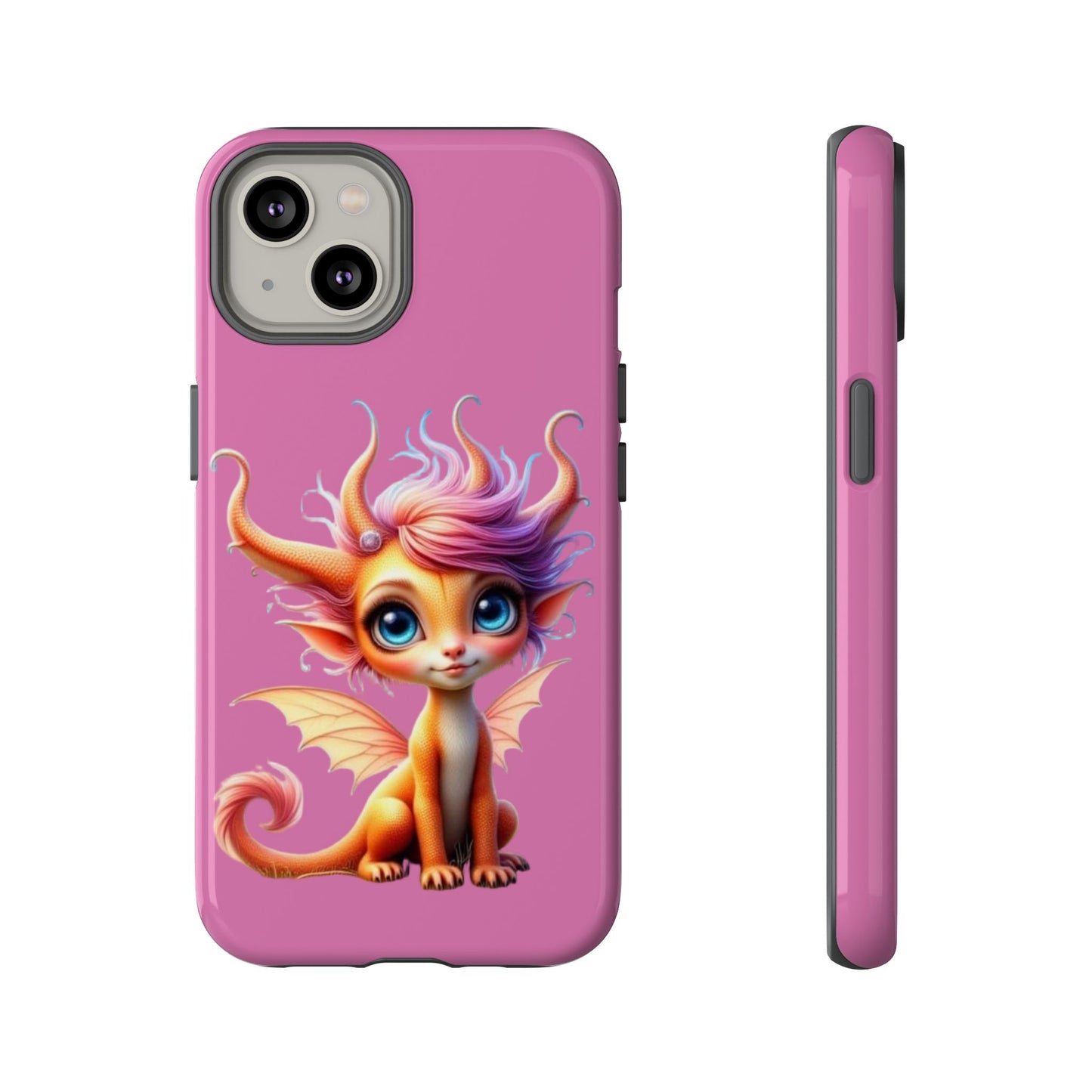 Dragon-Themed Phone Case, Cute Fantasy Phone Cover, Gifts for Kids, Magical Dragon Design, Birthday Present, Phone Accessories
