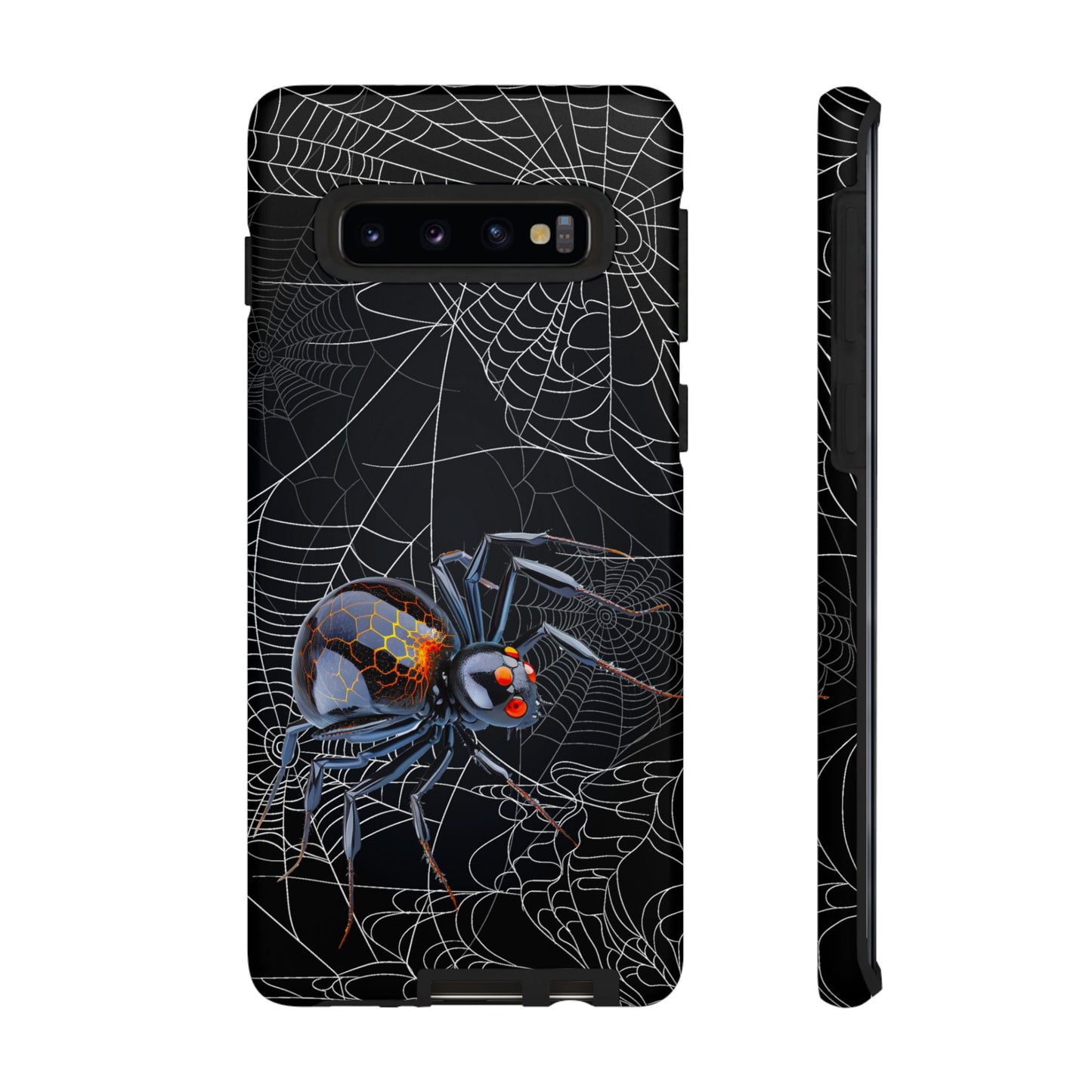 Spider Web Phone Case - Tough Cases for Halloween, Spooky Decor, Gift for Teens, Gothic Style, Unique Customizable Covers
