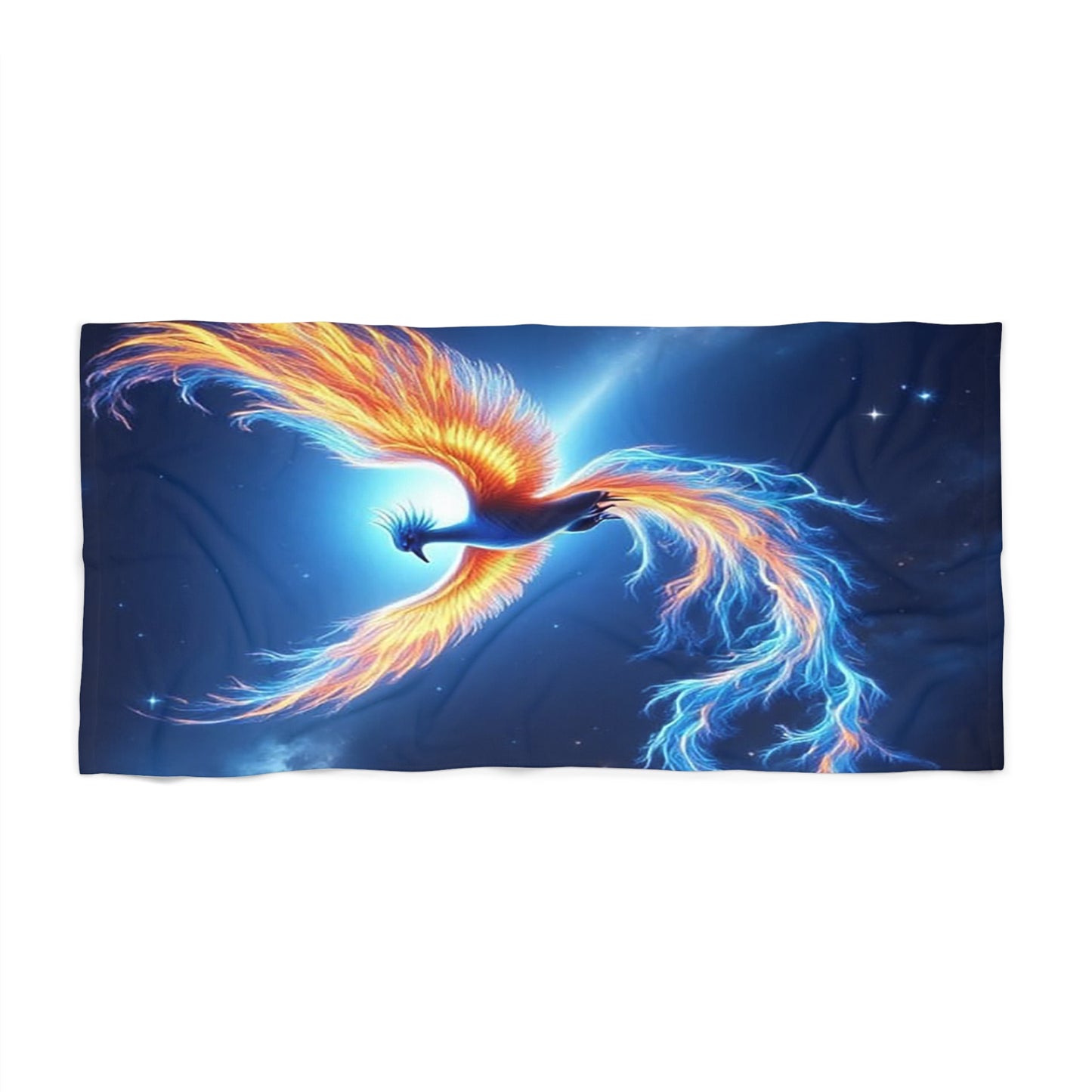 Vibrant Phoenix Beach Towel - Colorful Summertime Essential, Poolside Accessory, Gift for Beach Lovers, Travel Companion