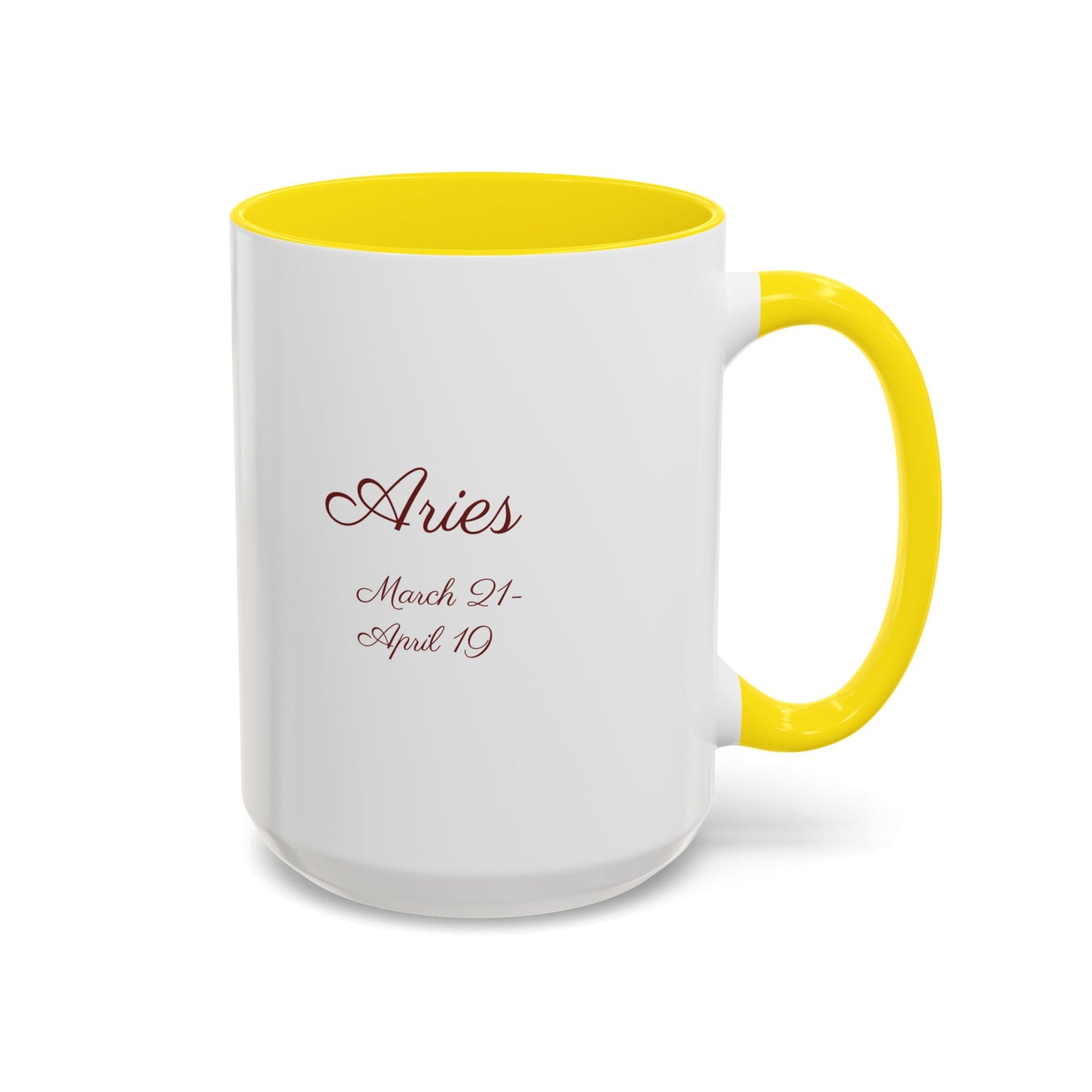 Astrology Aries, Accent Coffee Mug - 11 & 15oz