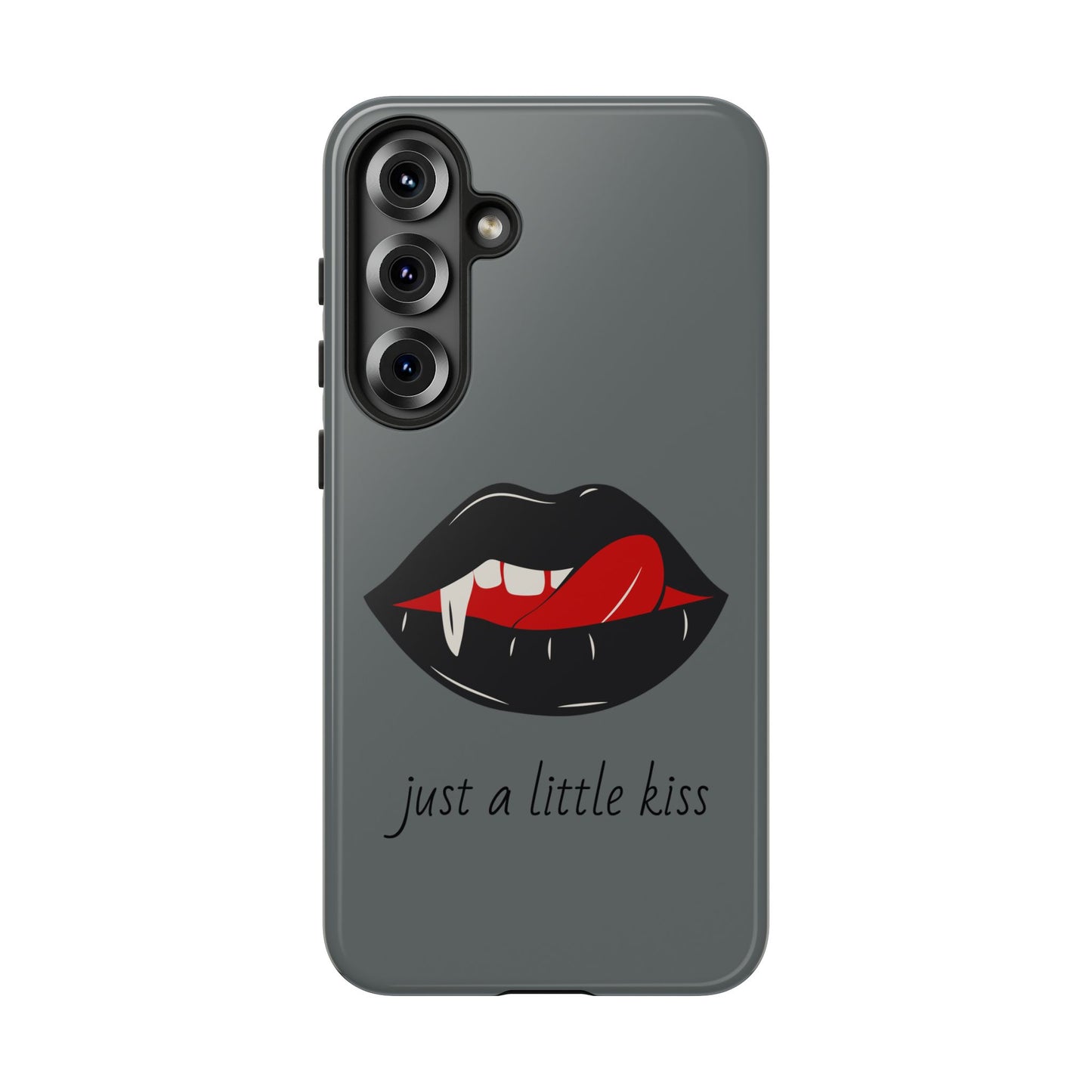 Vampire Lip Phone Case, Edgy Tech Accessories, Halloween Gifts, Goth Aesthetic, Quirky Cell Phone Cover