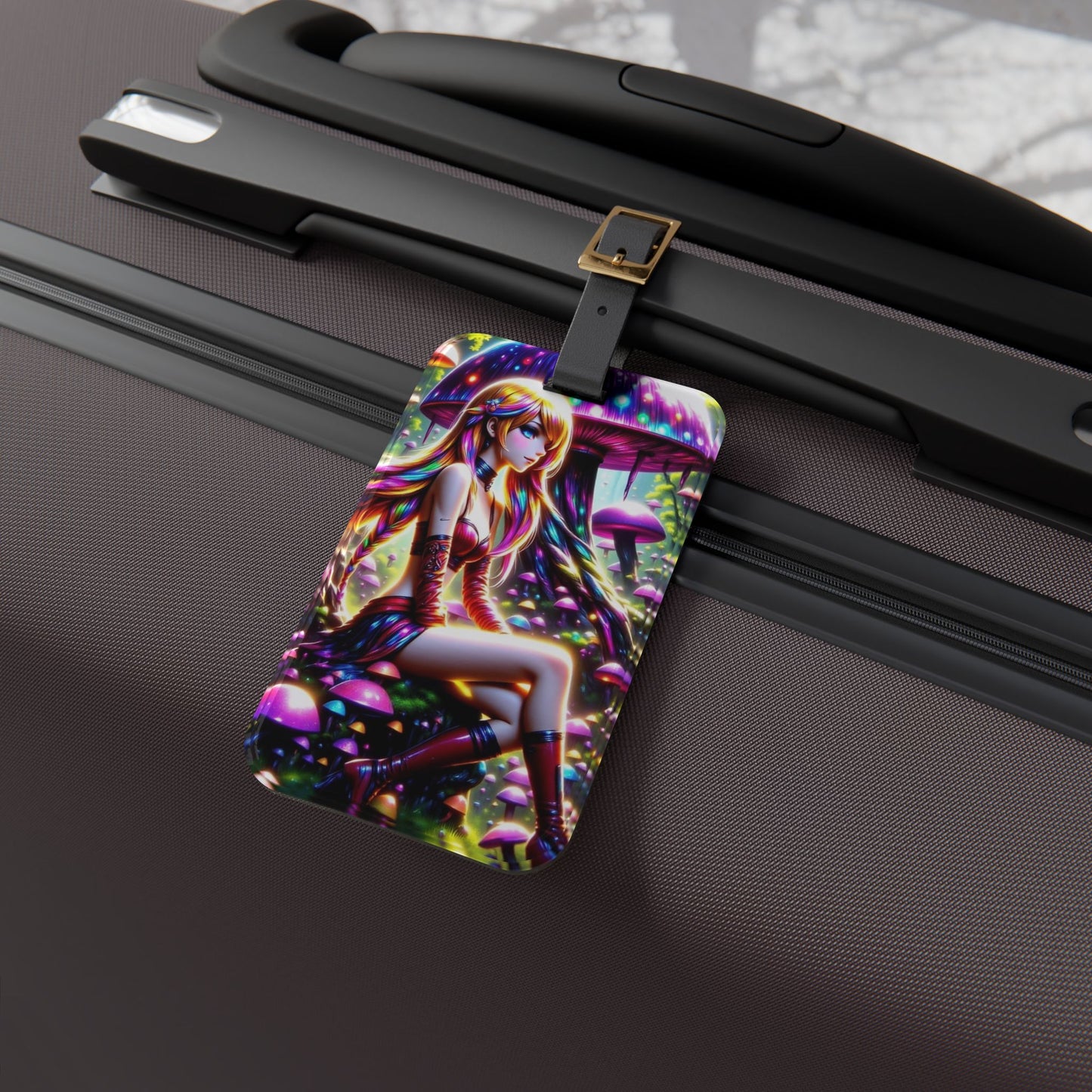 Whimsical Fantasy Luggage Tag - Perfect for Travel Enthusiasts, Gift for Adventurers, Personalized Baggage Identifier, Unique Travel [...]