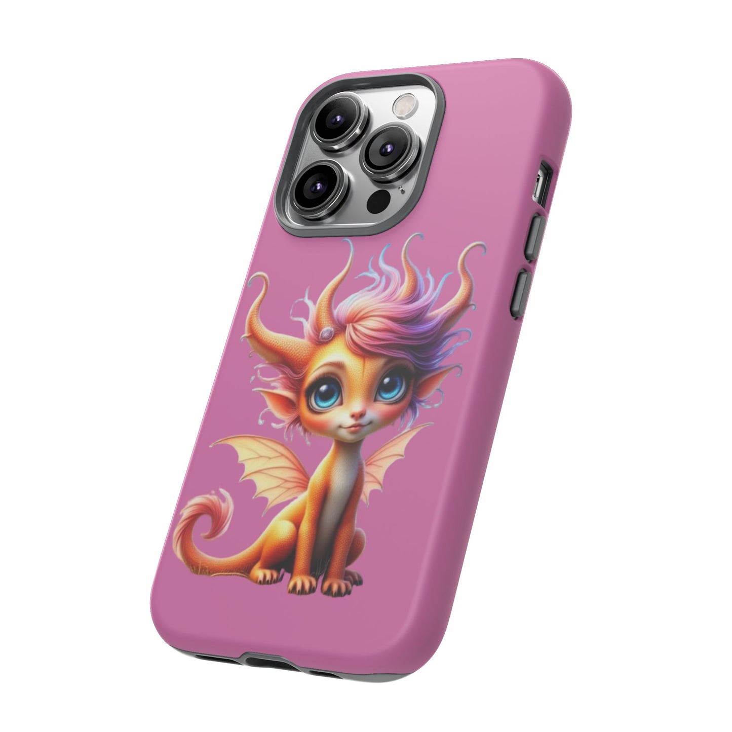 Dragon-Themed Phone Case, Cute Fantasy Phone Cover, Gifts for Kids, Magical Dragon Design, Birthday Present, Phone Accessories