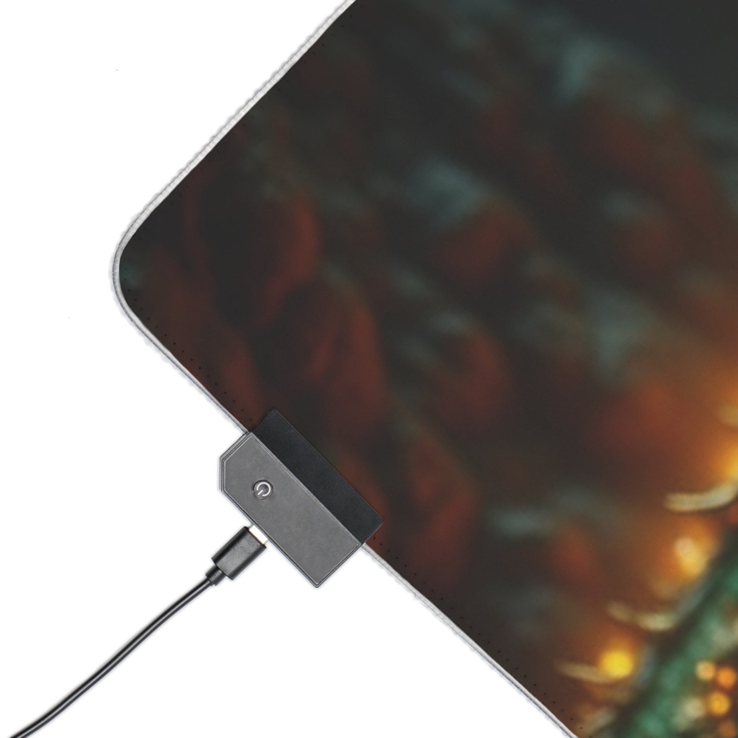 LED Dragon Gaming Mouse Pad, Illuminated Desk Mat, Gamer Accessories, Fantasy Decor, RGB Mouse Pad