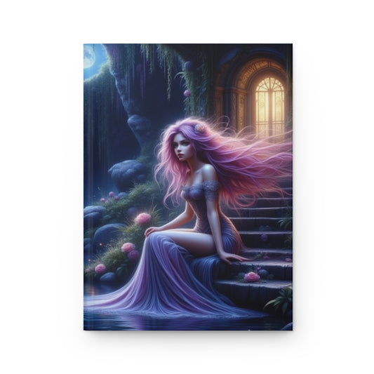 Enchanted Hardcover Journal with Fairy Tale Design, Dreamy Waterfall Writing Notebook, Mystical Floral Diary, Gift for Writers and Art [...]