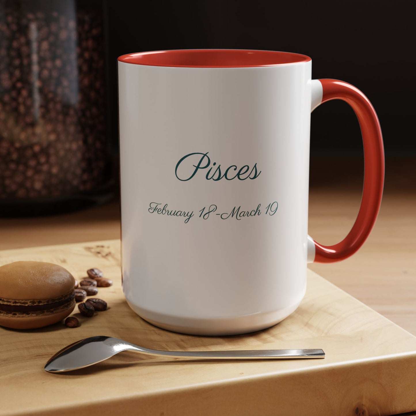Astrology Pisces Accent Coffee Mug (11, 15oz)