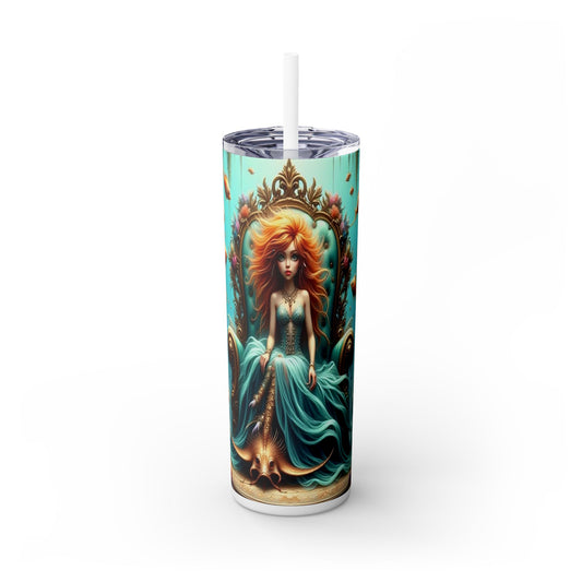 Zodiac Pisces Tumbler with Straw, 20oz