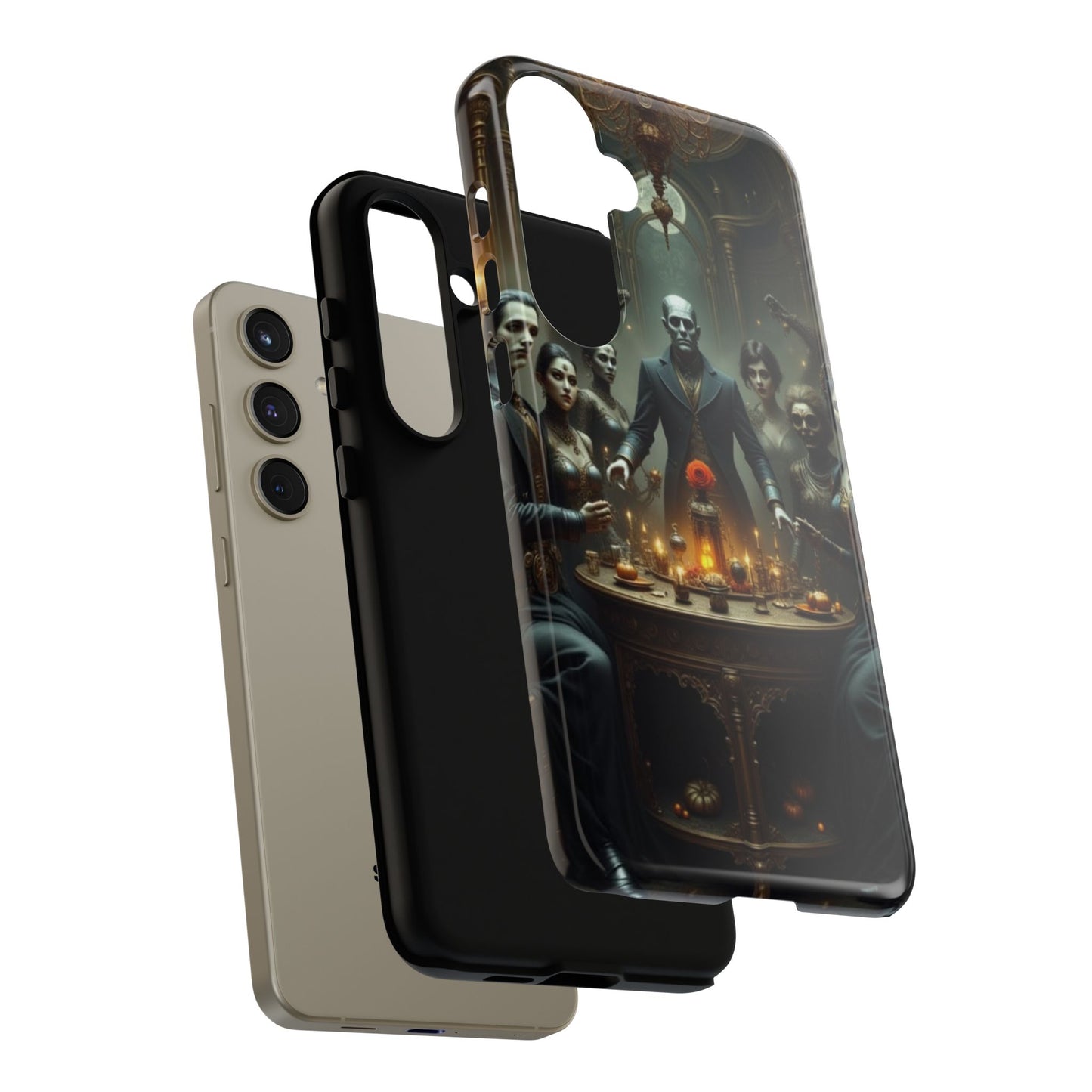 Gothic Phone Case, Unique Tough Cases, Dark Aesthetic Accessories, Perfect Gift for Halloween, Stylish Tech Protection
