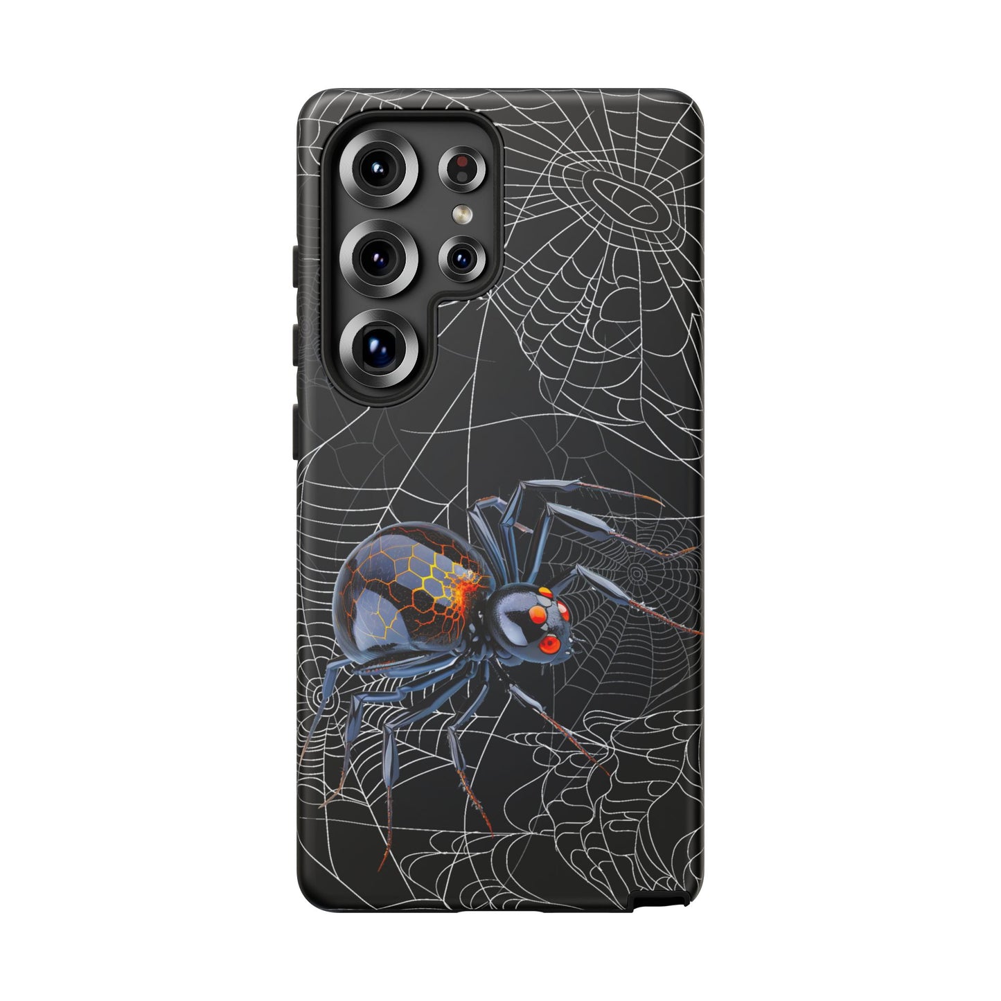 Spider Web Phone Case - Tough Cases for Halloween, Spooky Decor, Gift for Teens, Gothic Style, Unique Customizable Covers