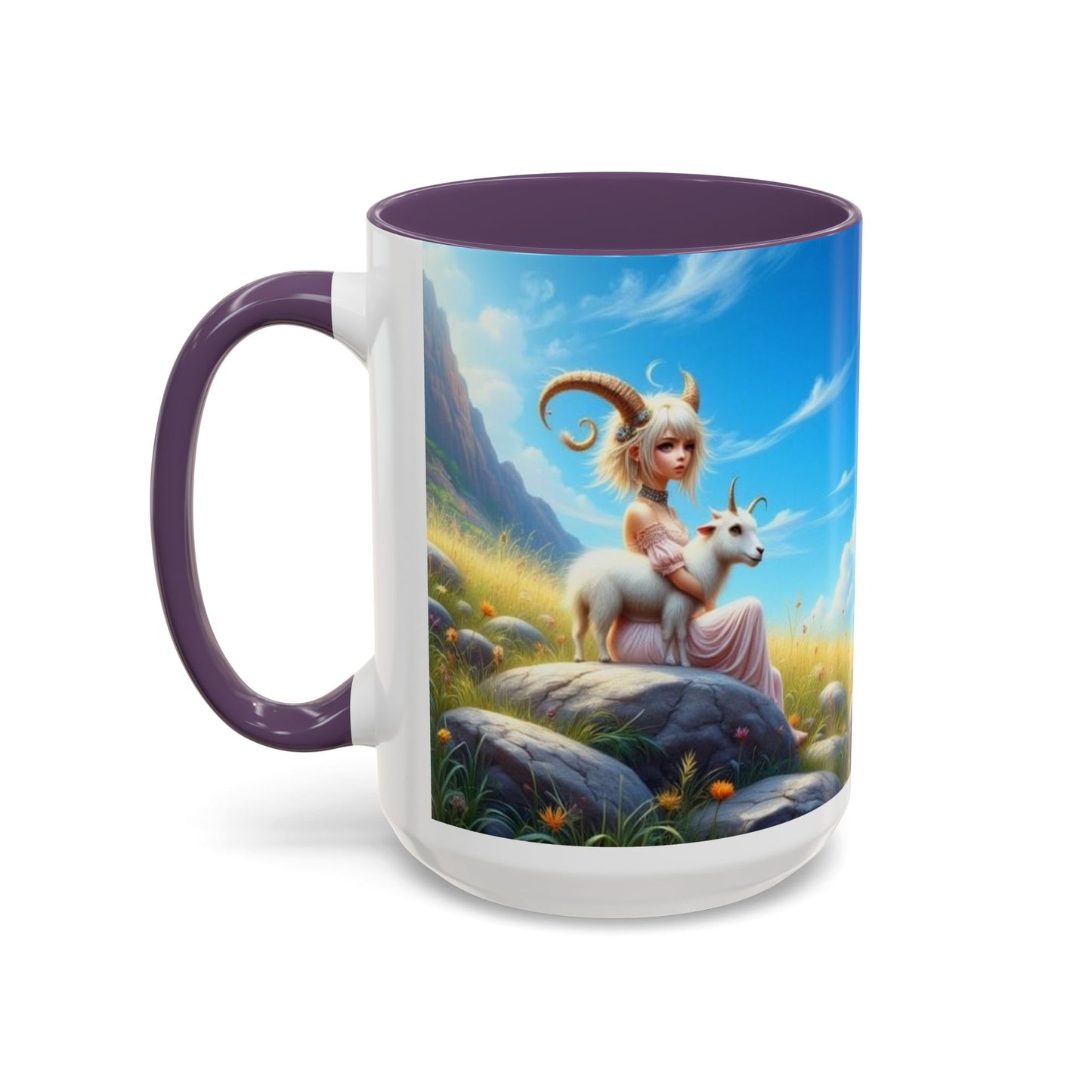 Astrology Capricorn,  Accent Coffee Mug (11, 15oz)
