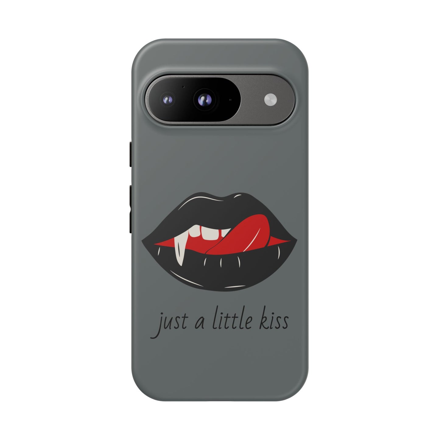 Vampire Lip Phone Case, Edgy Tech Accessories, Halloween Gifts, Goth Aesthetic, Quirky Cell Phone Cover